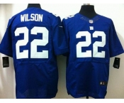 nike nfl jerseys new york giants #22 wilson blue[Elite]