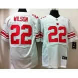 nike nfl jerseys new york giants #22 wilson white[Elite]