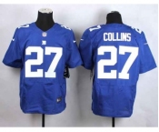 nike nfl jerseys new york giants #27 collins blue[Elite][collins]