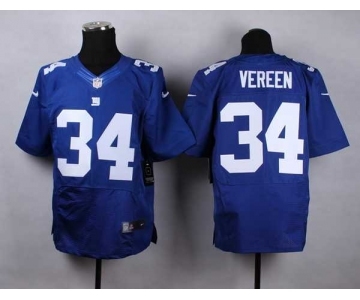 nike nfl jerseys new york giants #34 vereen blue[vereen][Elite]