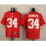 nike nfl jerseys new york giants #34 vereen red[vereen][Elite]