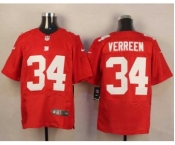 nike nfl jerseys new york giants #34 vereen red[vereen][Elite]