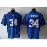 nike nfl jerseys new york giants #34 wilson blue[elite]