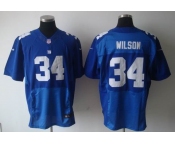 nike nfl jerseys new york giants #34 wilson blue[elite]