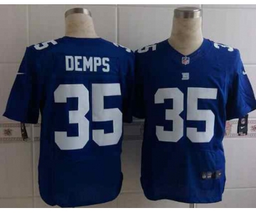 nike nfl jerseys new york giants #35 demps blue[Elite][demps]