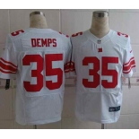 nike nfl jerseys new york giants #35 demps white[Elite][demps]