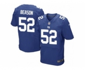 nike nfl jerseys new york giants #52 beason blue[Elite]