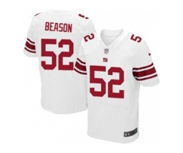 nike nfl jerseys new york giants #52 beason white[Elite]