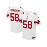 nike nfl jerseys new york giants #58 odighizuwa white[Elite][odighizuwa]