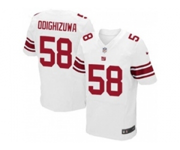 nike nfl jerseys new york giants #58 odighizuwa white[Elite][odighizuwa]