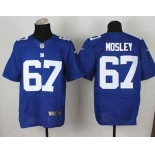 nike nfl jerseys new york giants #67 mosley blue[Elite]