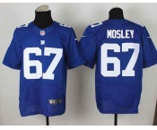 nike nfl jerseys new york giants #67 mosley blue[Elite]