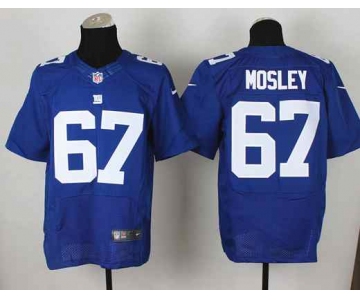 nike nfl jerseys new york giants #67 mosley blue[Elite]