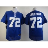 nike nfl jerseys new york giants #72 osi umenyiora blue[Elite]