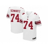 nike nfl jerseys new york giants #74 geoff schwartz white[Elite]