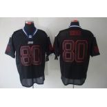 nike nfl jerseys new york giants #80 cruz black[Elite lights out]