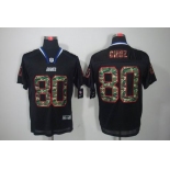 nike nfl jerseys new york giants #80 cruz black[camo fashion Elite]