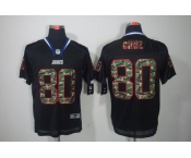 nike nfl jerseys new york giants #80 cruz black[camo fashion Elite]