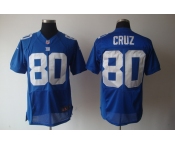 nike nfl jerseys new york giants #80 cruz blue[elite]