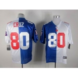 nike nfl jerseys new york giants #80 cruz white-blue[Elite split]