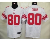 nike nfl jerseys new york giants #80 cruz  white[elite]