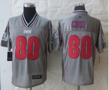 nike nfl jerseys new york giants #80 victor cruz grey[Elite vapor]