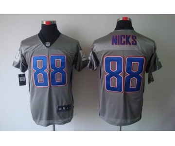 nike nfl jerseys new york giants #88 nicks grey[Elite shadow]