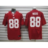 nike nfl jerseys new york giants #88 nicks red[Elite]