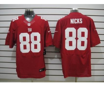 nike nfl jerseys new york giants #88 nicks red[Elite]