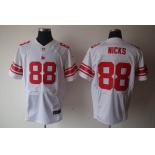 nike nfl jerseys new york giants #88 nicks white[elite]