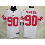 nike nfl jerseys new york giants #90 pierre-paul white[elite]