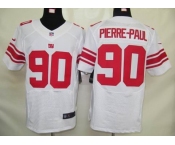 nike nfl jerseys new york giants #90 pierre-paul white[elite]