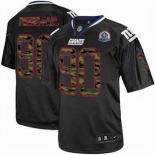 nike nfl jerseys new york giants #90 pierre.paul black[camo fashion Elite 50th Patch]