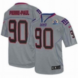 nike nfl jerseys new york giants #90 pierre.paul grey[Elite lights out 50th Patch]