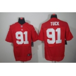 nike nfl jerseys new york giants #91 tuck red[Elite]