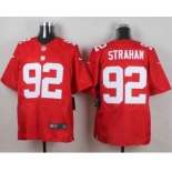 nike nfl jerseys new york giants #92 strahan red[Elite]