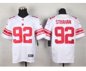 nike nfl jerseys new york giants #92 strahan white[Elite]