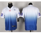 nike nfl jerseys new york giants blank white-blue[Elite drift fashion][second version]