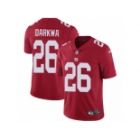 Men Nike New York Giants #26 Orleans Darkwa Red Alternate Vapor Untouchable Limited Player NFL Jersey