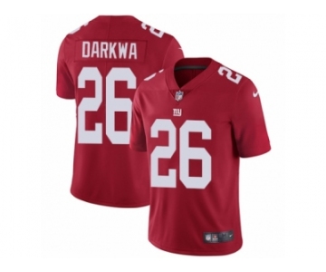 Men Nike New York Giants #26 Orleans Darkwa Red Alternate Vapor Untouchable Limited Player NFL Jersey