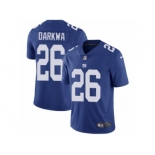 Men Nike New York Giants #26 Orleans Darkwa Royal Blue Team Color Vapor Untouchable Limited Player NFL Jersey