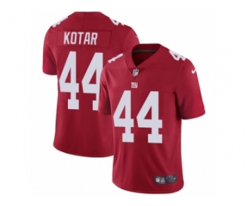 Men Nike New York Giants #44 Doug Kotar Red Alternate Vapor Untouchable Limited Player NFL Jersey