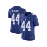 Men Nike New York Giants #44 Doug Kotar Royal Blue Team Color Vapor Untouchable Limited Player NFL Jersey