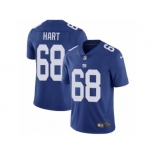 Men Nike New York Giants #68 Bobby Hart Royal Blue Team Color Vapor Untouchable Limited Player NFL Jersey