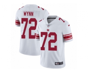 Men Nike New York Giants #72 Kerry Wynn White Vapor Untouchable Limited Player NFL Jersey