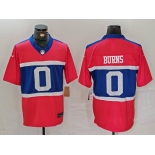 Men's New York Giants #0 Brian Burns Century Red Alternate Vapor FUSE Limited Stitched Jersey