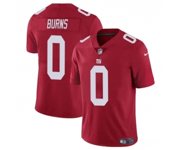 Men's New York Giants #0 Brian Burns Red Vapor Untouchable Limited Football Stitched Jersey