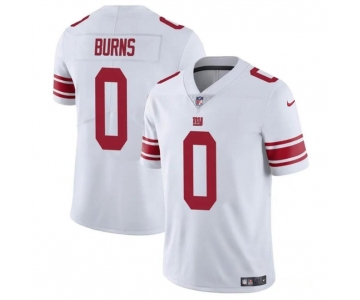 Men's New York Giants #0 Brian Burns White Vapor Untouchable Limited Football Stitched Jersey