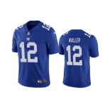 Men's New York Giants #12 Darren Waller Blue Vapor Untouchable Limited Stitched Jersey