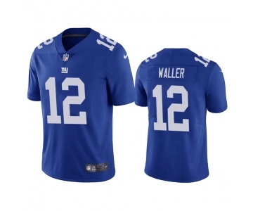 Men's New York Giants #12 Darren Waller Blue Vapor Untouchable Limited Stitched Jersey